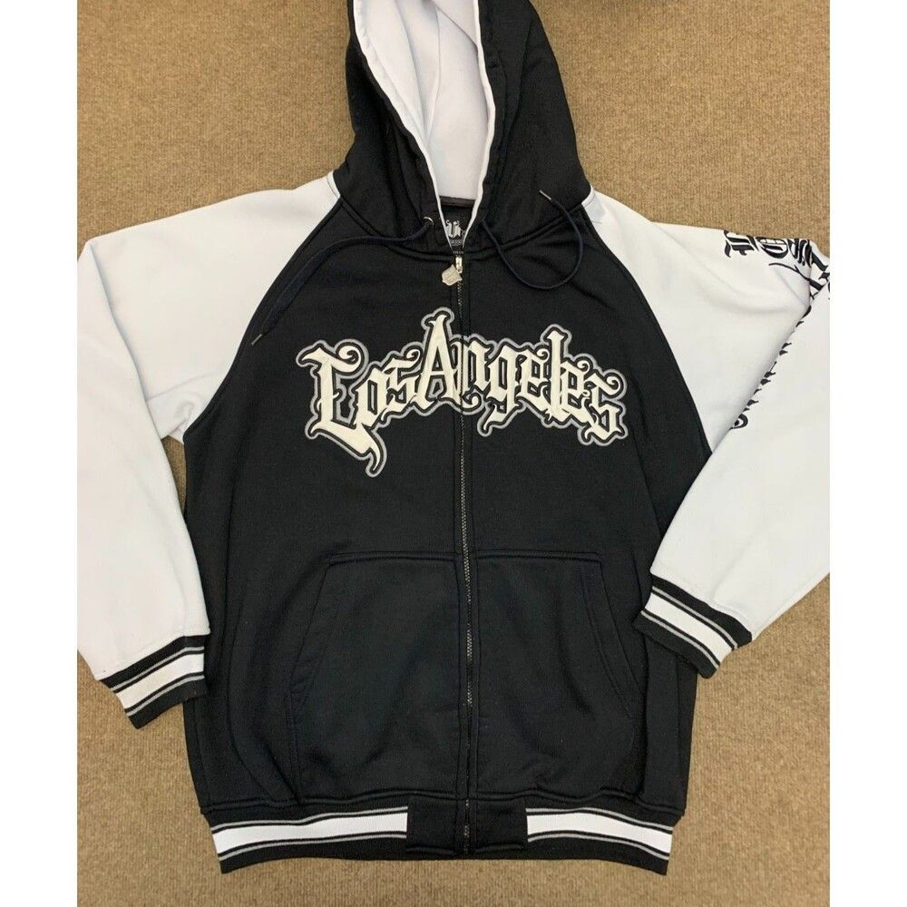 Vintage Victorious Urban Couture Jacket Mens L Hoodie Varsity Los Angeles  Y2K